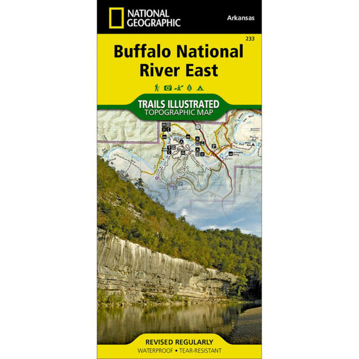 National Geographic Buffalo National River (East) Map